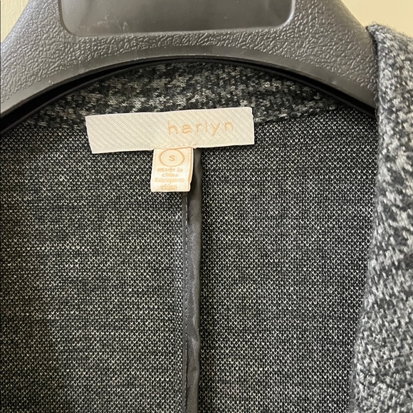 Women's Black Plaid Blazer - Picture 2 of 4